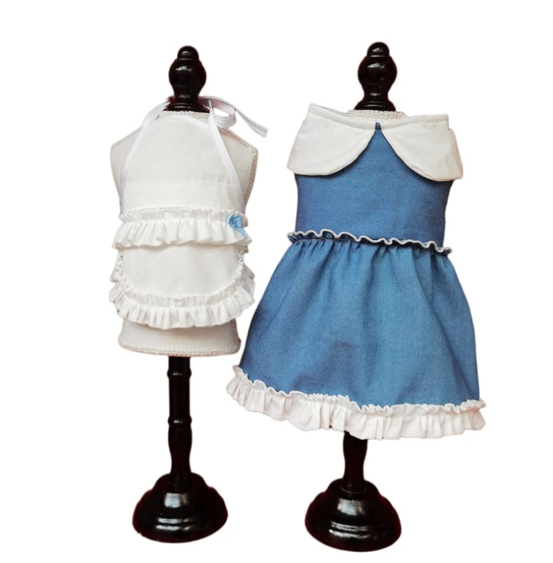 

Платье для кошек и собак, милая Одежда для девочек и собак, щенков чихуахуа, йоркширского померанского мальтского бишона, пуделя, шнауцера, ф...