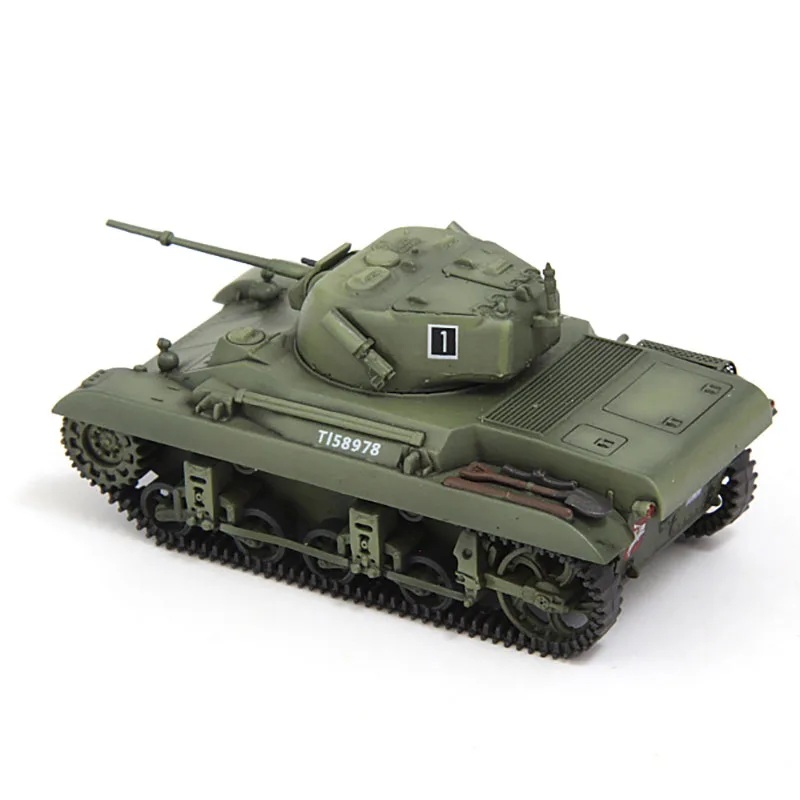 

1:72 Scale Model 1944 Britse 6th Armored Reconnaissance Regiment M22 Cicade Armored Vehicle Tank Diecast Toy Collection Display