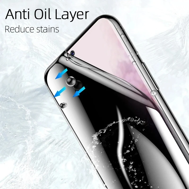 Антишпионская Гидрогелевая пленка для защиты экрана OPPO Realme C25S C25Y C21 C15 C12 C53 C3 C20A C3i