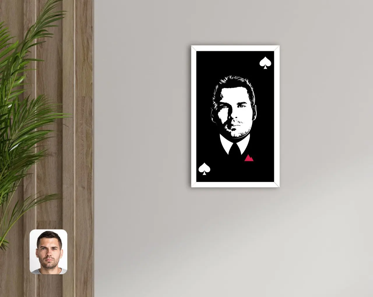 

Personalized Custom Godfather Godfather Design Decorative Wood White Framed Tablo-16 Special Design Friends Lovers Gift Beautiful Memories