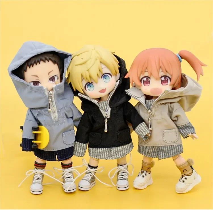 Ob11 детская одежда Молли шарнирное платье с высокой горловиной штормовое Платье