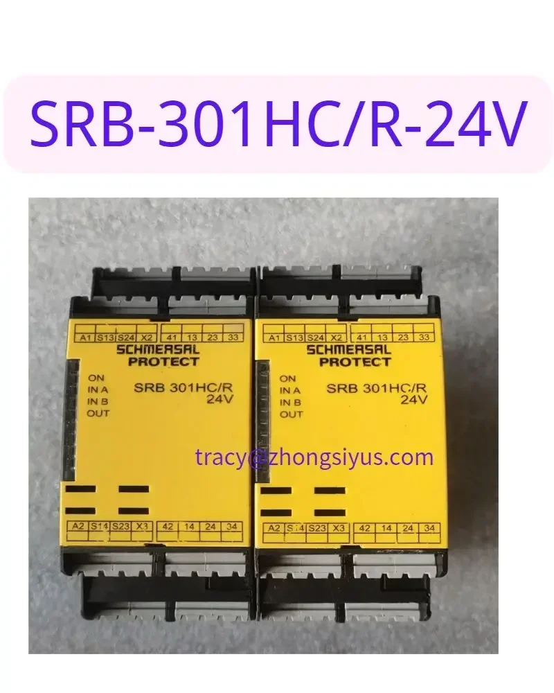 Фото Реле безопасности SRB-301HC/R-24V, нормальная работа проверена, исправен, в хорошем состоянии. №1