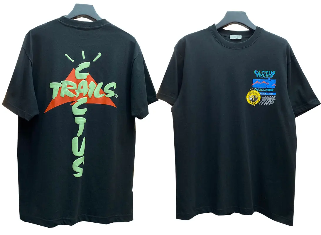 

Футболка в стиле хип-хоп с коротким рукавом и принтом с логотипом