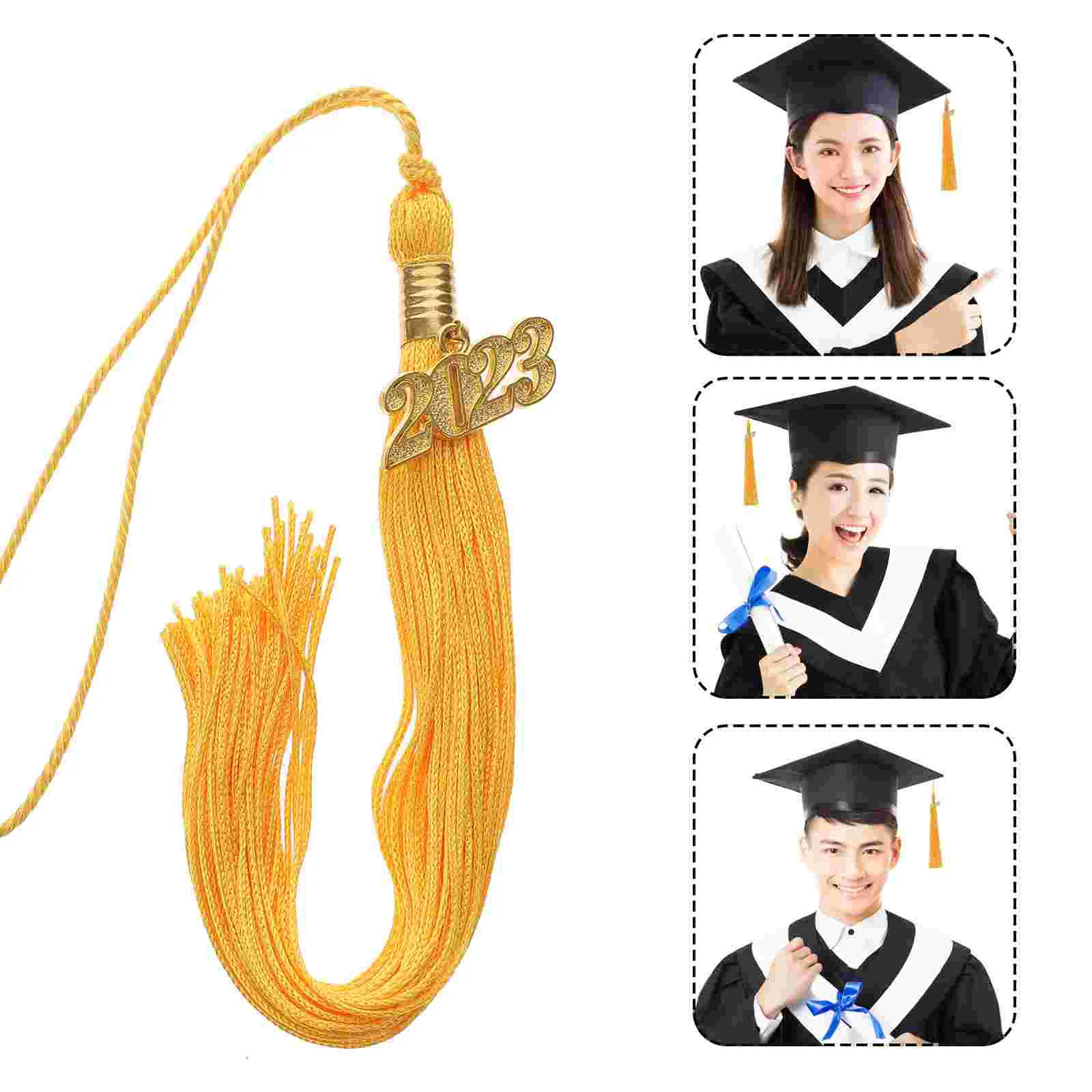 

6Pcs DIY Crafted Academic Graduation Hat Tassels for Hat Decor