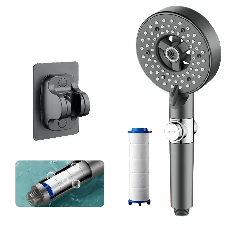 Высококачественная долговечная практичная насадка для душа с держателем
