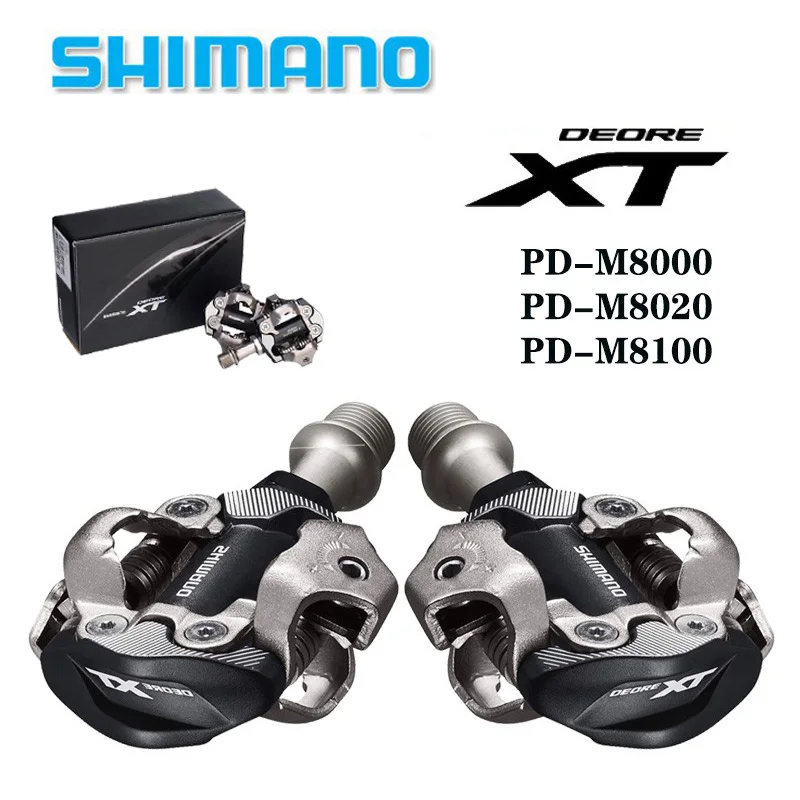 Original  PD M520 M540 M8000 M8020 M8100 MTB mountain bike bicycle pedals cycle self-locking lock pedal deore XT pedals
