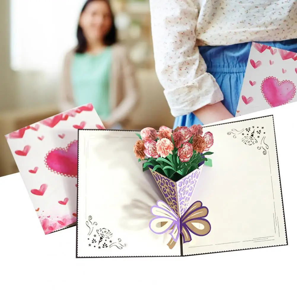 

Holiday Card Convenient Eye-catching Space-saving Decorative Gifts Greeting Card for Holiday Festival Card Greeting Card