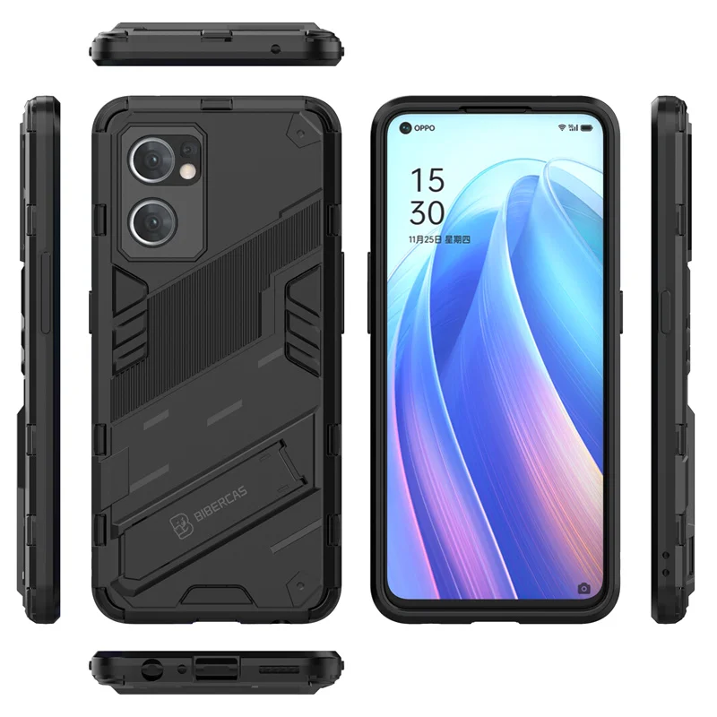 For OPPO Find X5 Lite Cover For Find X5 Lite Capas Back Bumper Barcket Kickstand Back Holder Cover For OPPO Find X5 Lite Fundas