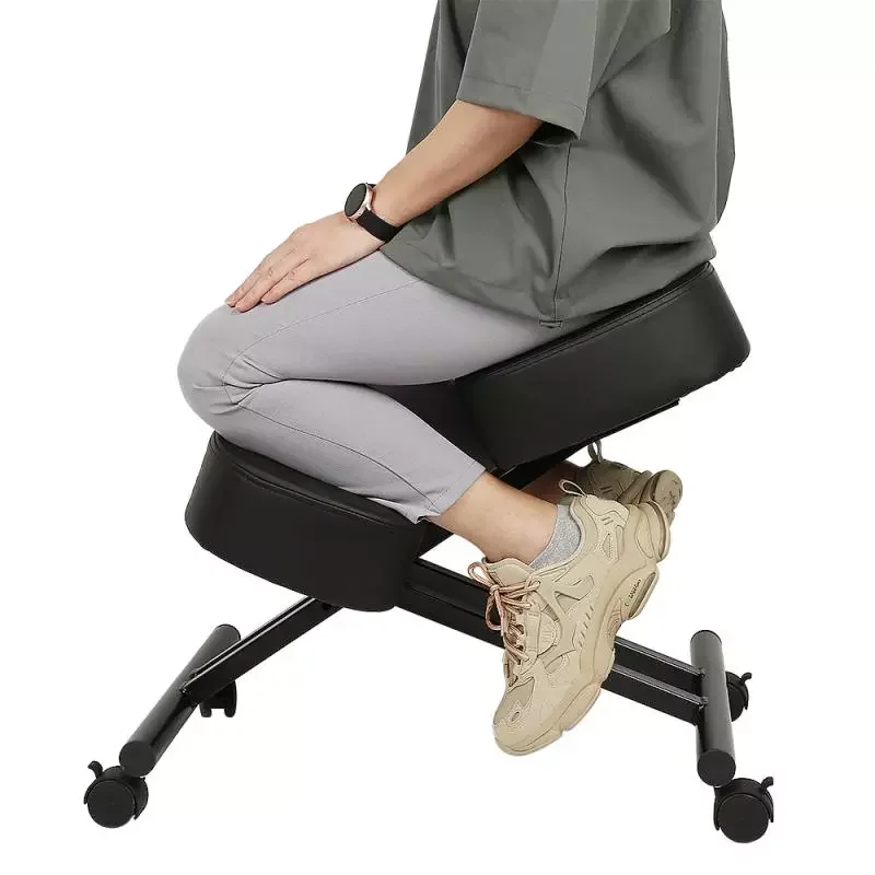

1PCS Ergonomic Kneeling Chair Adjustable Kneeling Stool Thick Comfortable Cushions For Office Home Balancing Back Body Shaping