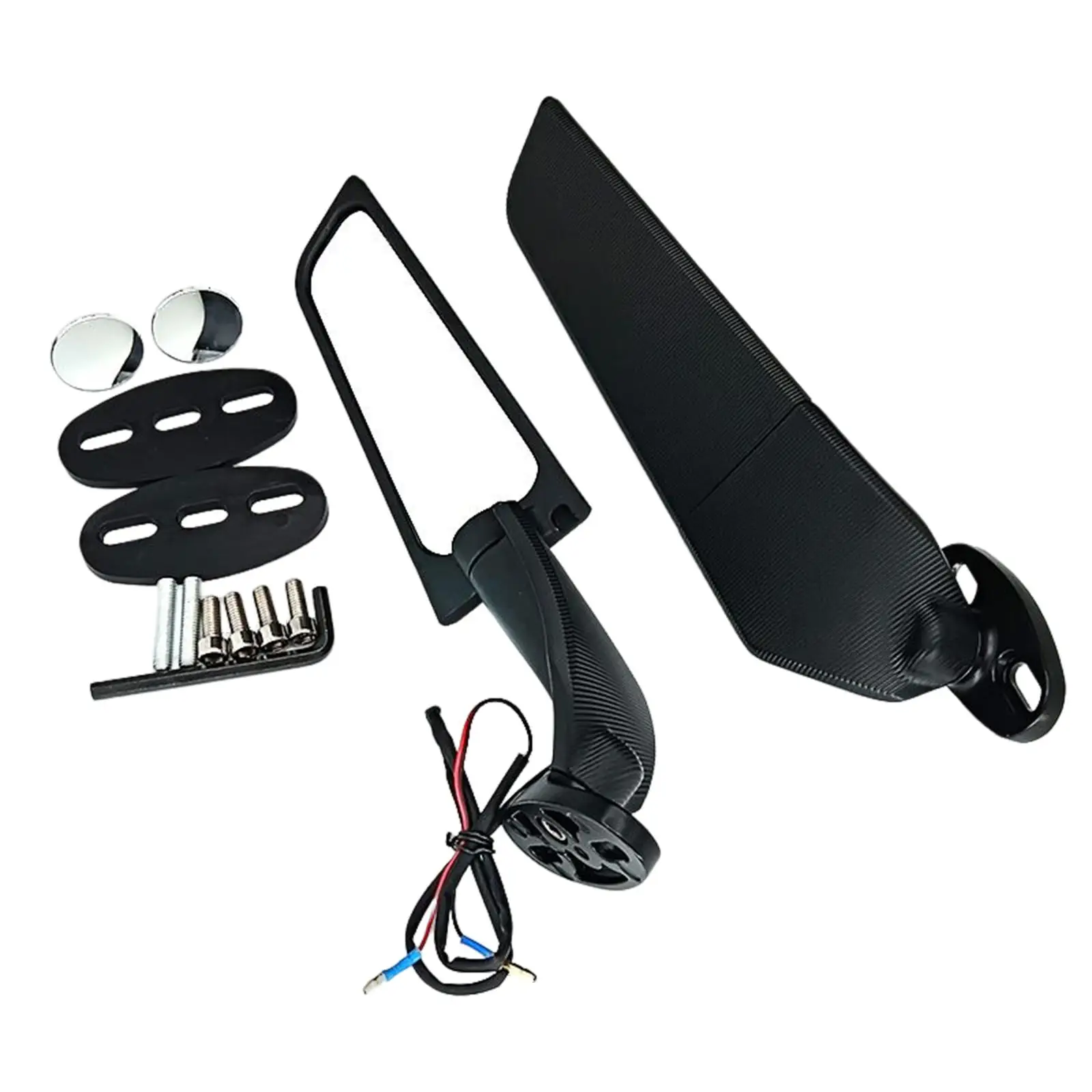 

Мотоциклетные зеркала заднего вида с фонарями, гоночные зеркала для мотоцикла