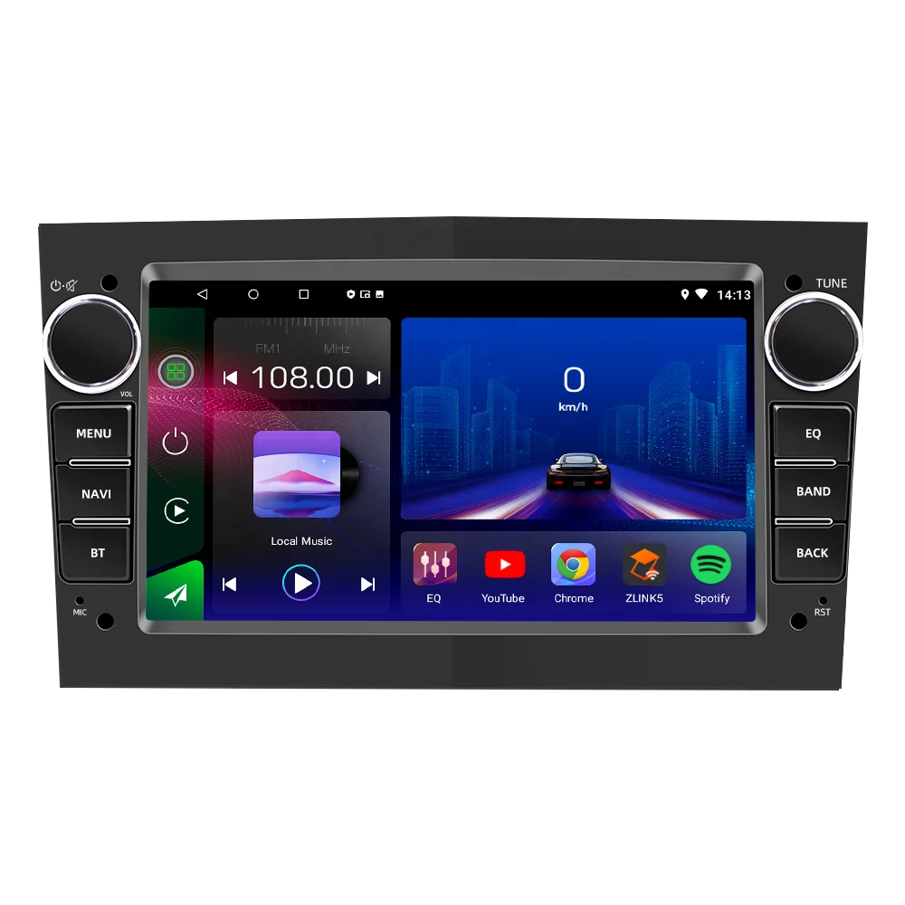Jmance 7-дюймовый сенсорный экран для Opel Ram 2 ГБ Rom 32 FM AM RDS Радио DSP Carplay Android Auto Video Din