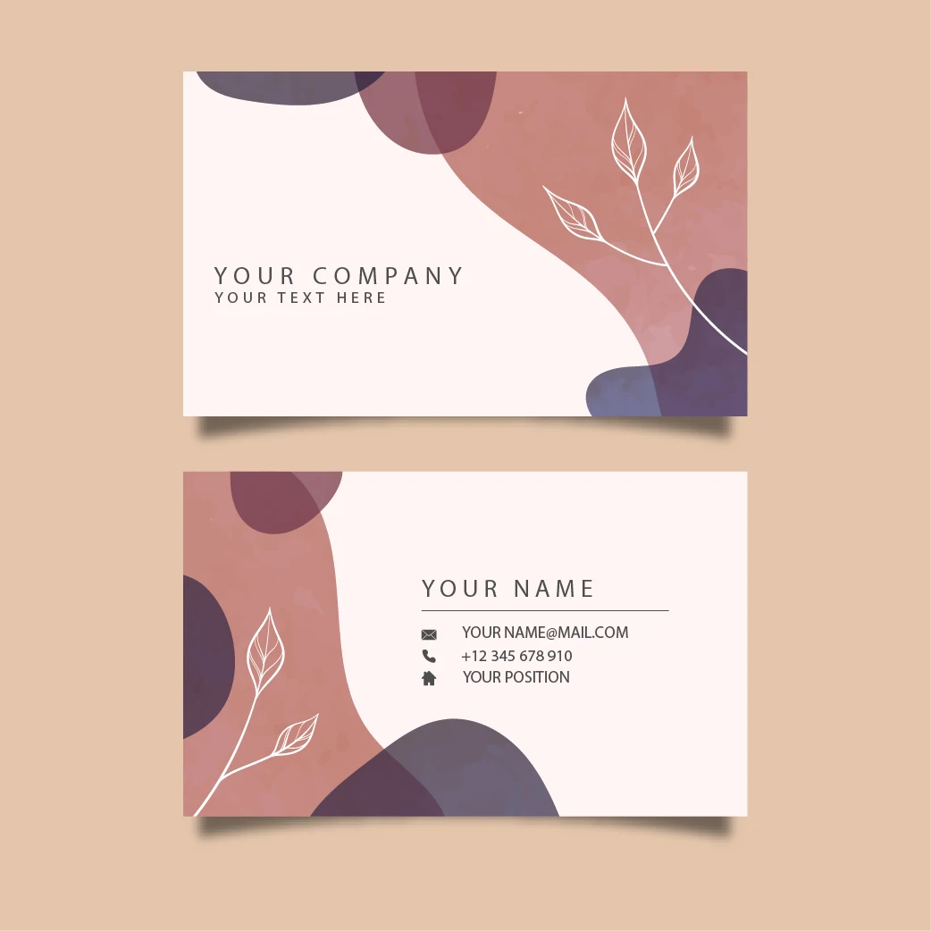 FUYUE пользовательские визитные карточки благодарственные открытки упаковка для