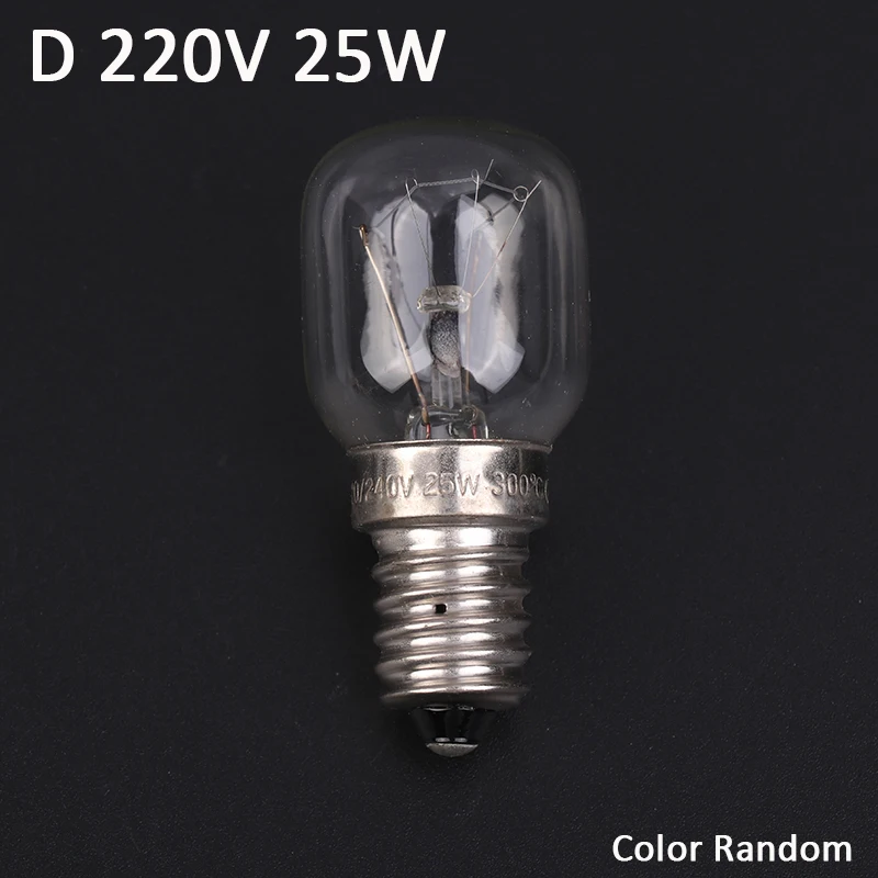 

Запасные части для духовки Высокотемпературная лампа 220 В 25 Вт E14 300 градусов T22 Лампочки для микроволновой печи Лампы для пароварки Лампочки для соли