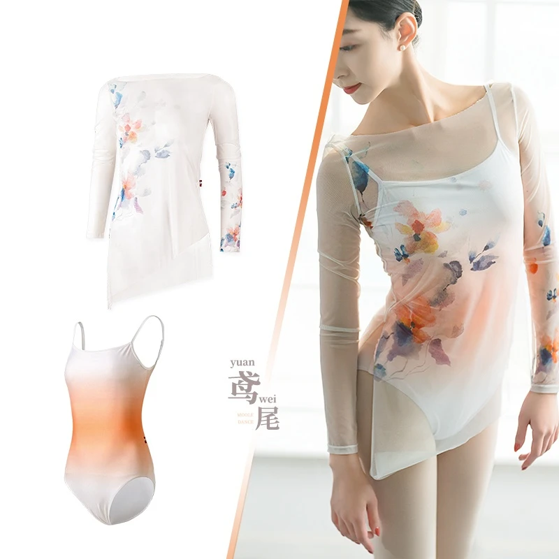 Модный Топ для балета танцевальная одежда бальных танцев танго сальса ча Самба