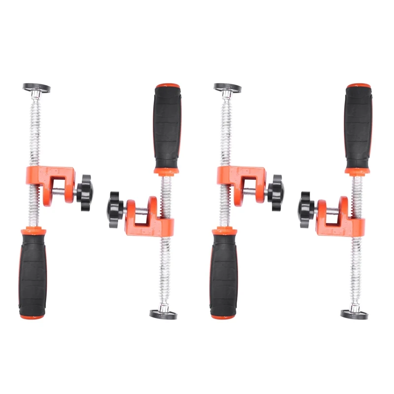 

4Pcs Woodworking Edge Clamp F Clamp Quick Clamp Function Expansion Auxiliary Tool Fixing Clamp