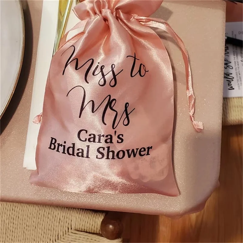 12 шт. свадебные сумочки для девичника Miss to Mrs душа девичник искусственные набор
