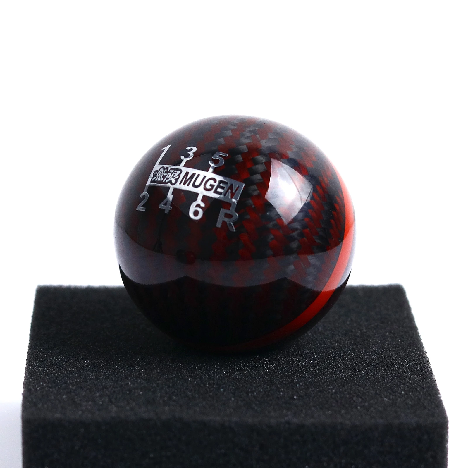 Ручка переключения передач Mugen 6/5 скоростей из углеродного волокна для Honda CIVIC Fit