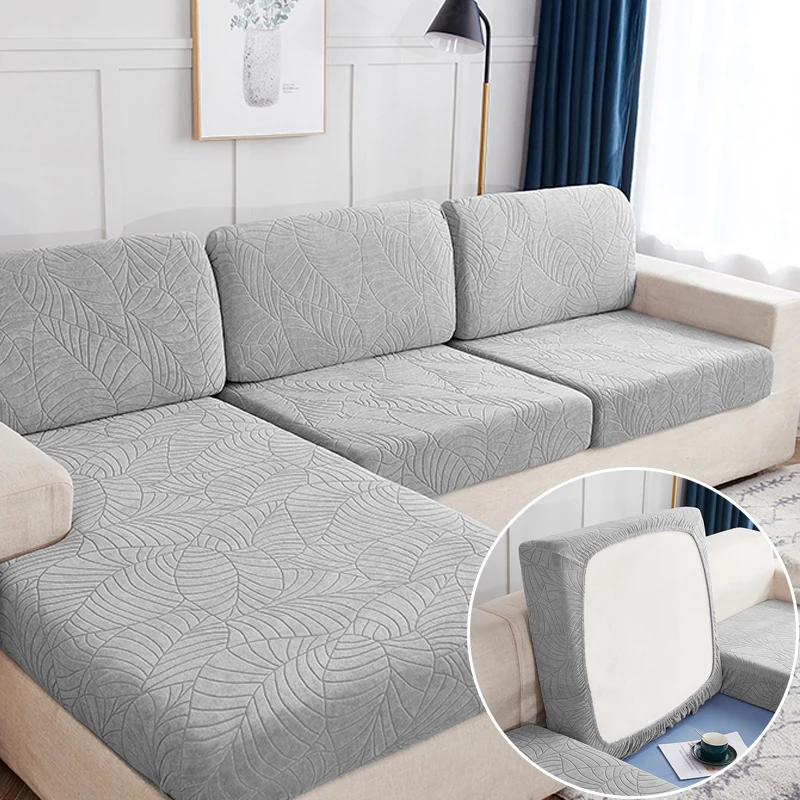 

Elastic Thick Jacquard Sofa Seat Cushion Cover for Living Room 1/2/3/4 Seater L-shaped Corner Sofa Cover Slipcover Chaise Longue