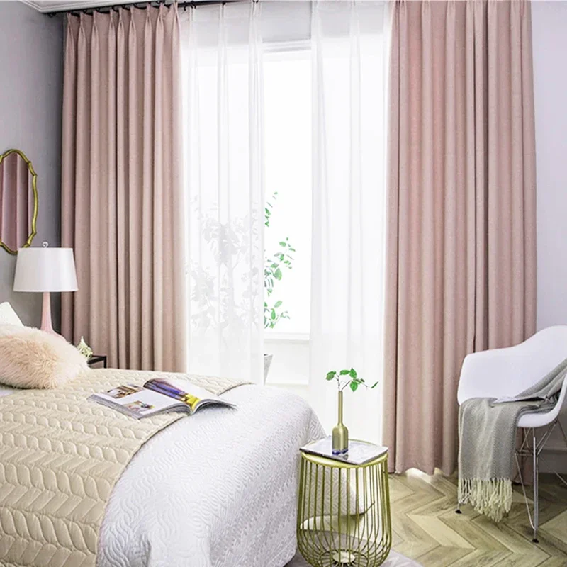 

Текстильные шторы JCyh Rainbow Decor, льняная текстура, blackout