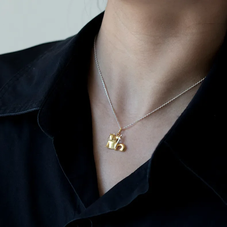 Новое поступление ювелирные изделия Матовый Серебряный цвет украшение золотого