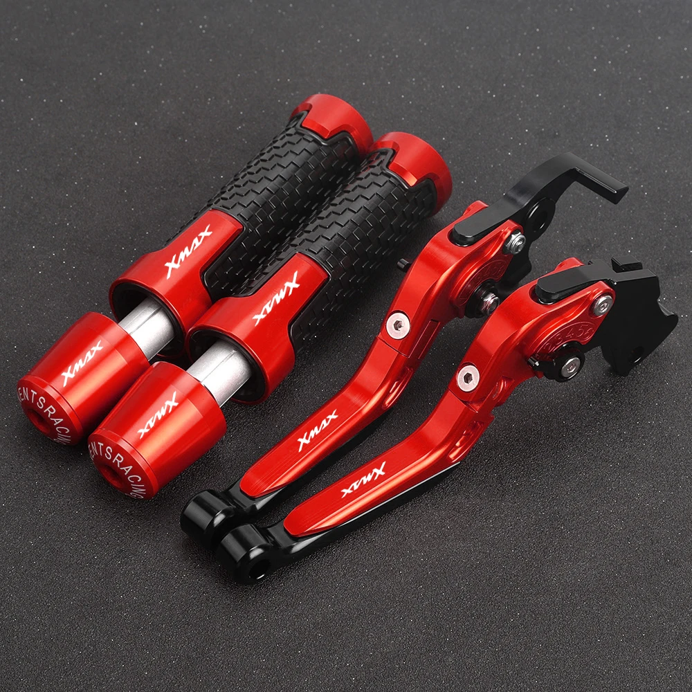 

X MAX For YAMAHA X-MAX XMAX 400 all years Handlebar Hand Grips Ends Handle Brake Clutch Levers