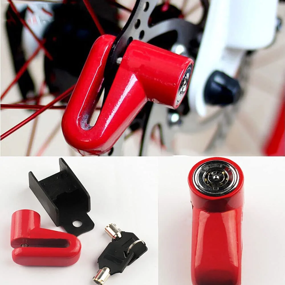 

Anti Theft Brake Disc Lock For ElectricBicycle Scooter Bike Bicycle Wheel Disk Lock Small Security Safety Brake Lock