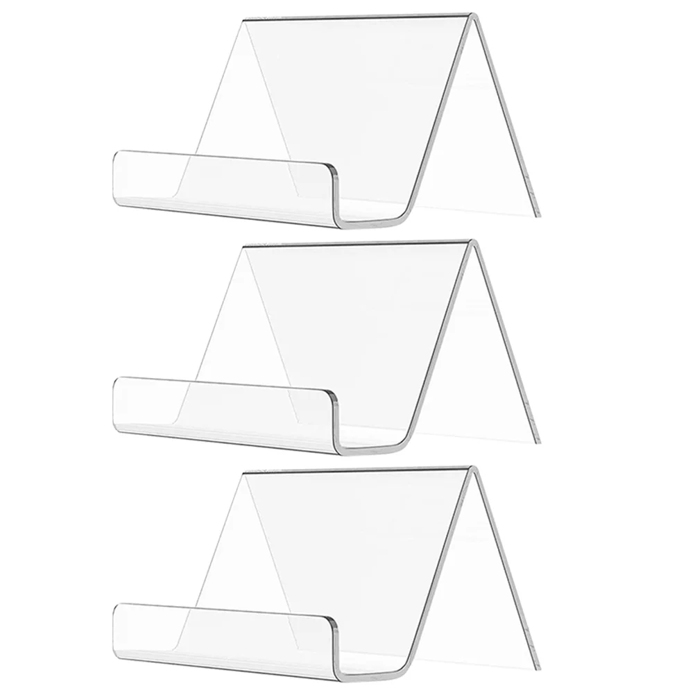 

3Pcs Business Cards Holders Desktop Card Storage Stands Card Holders Card Display Holders