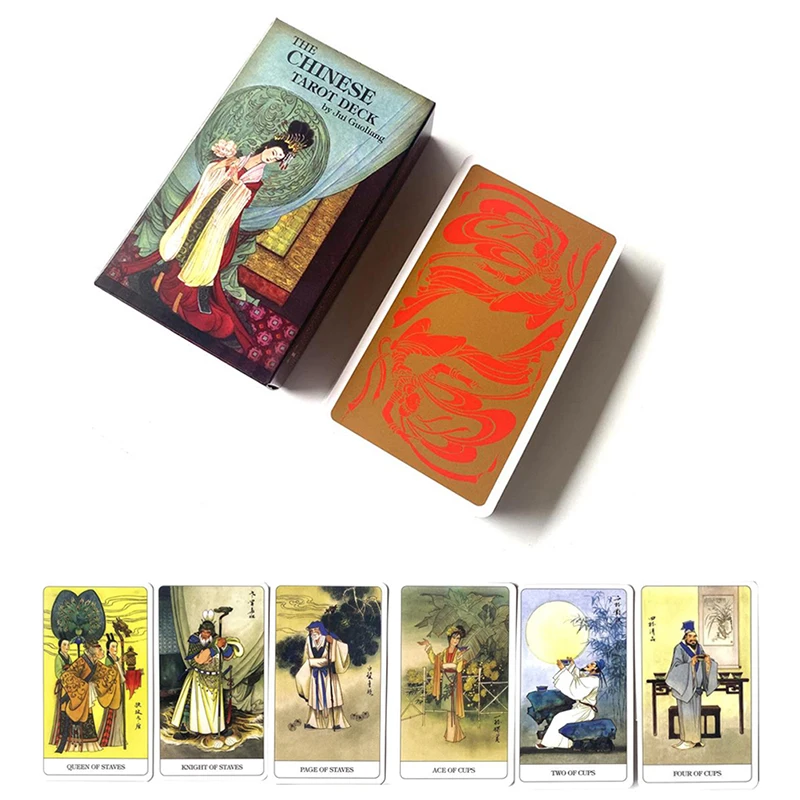

The Chinese Tarot Deck Card Prophecy Divination Deck Family Party Board Game Fate Card Fortune Telling Game