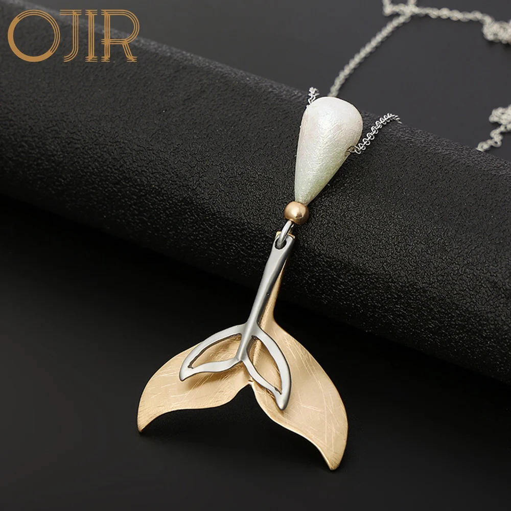 

New in Vintage Chokers Necklace Beauty Fish Tail Suspension Pendants Around the Neck Goth Jewelry for Women Trending Products