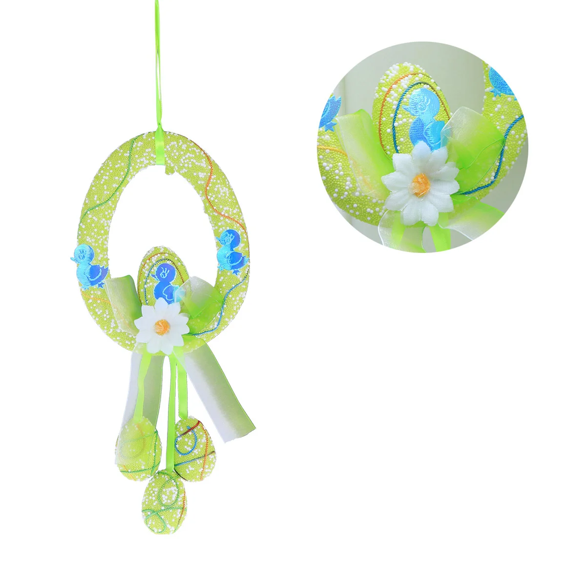 

1PC Egg Decorative Wreath Crafts DIY Hanging Ornaments