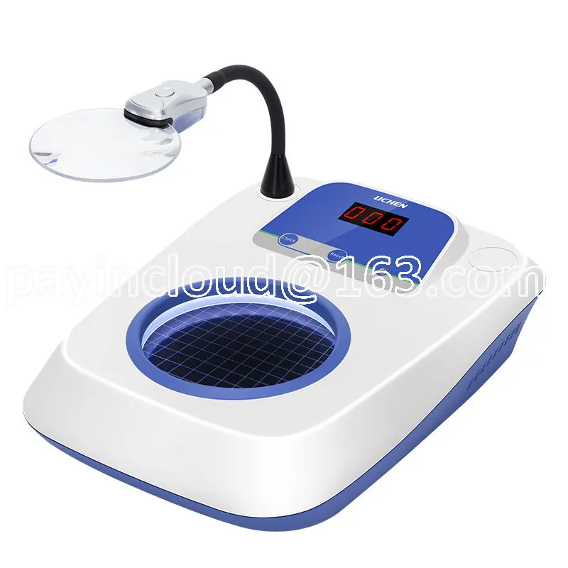 

220V Laboratory Digital Display Colony Counter Bacteria Testing Equipment Bacteria Count Detector With 3/6X Magnifier