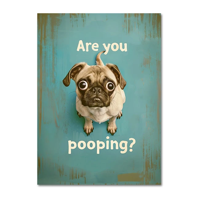 

Винтажные постеры "Милый Мопс ты какаешь" на холсте