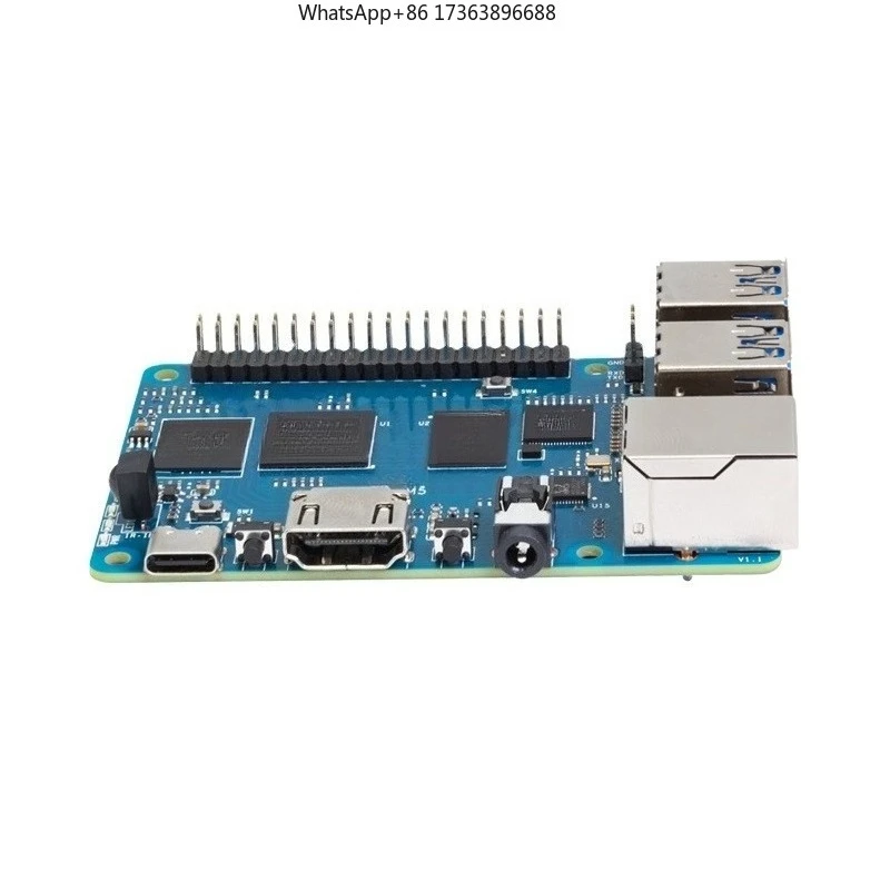 Фото Плата для разработки на базе Banana Pi BPI-M5 с четырехъядерным процессором Amlogic S905X3, открытый исходный код, Aismartlink №5