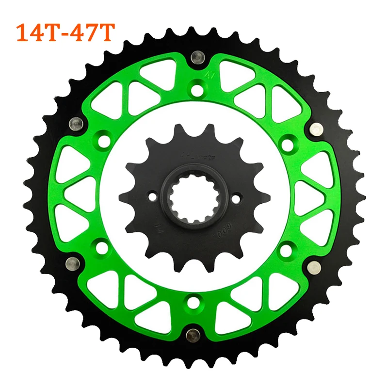 Мотоцикл Road Passion 520 45T-52T 14T передняя задняя звездочка для KAWASAKI KLX 250 SDF SEF KLX250S KLX250 S