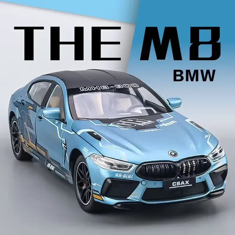 Модель автомобиля из сплава в масштабе 1:24 BMW M8