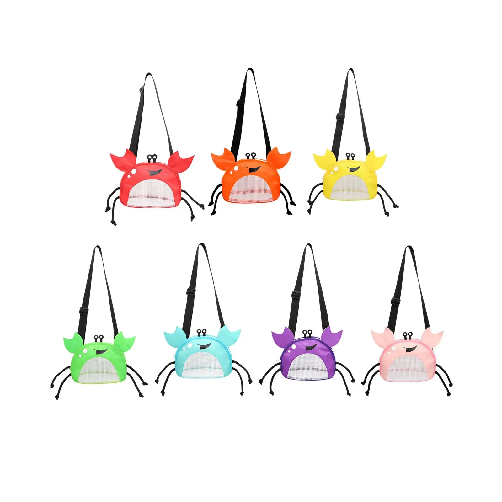 

Shell Collecting Bag Toy Bag with Adjustable Carrying Strap