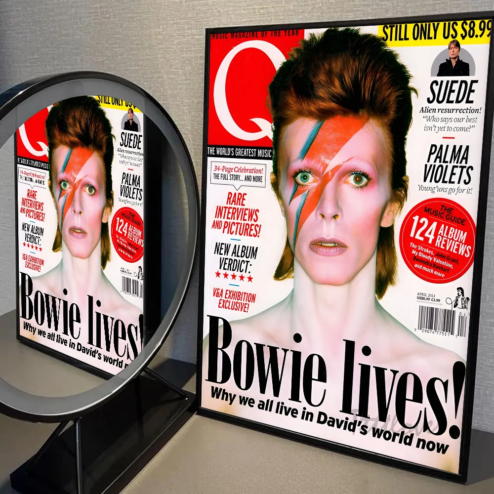 Британский рок-певец D-David_B-Bowie постер настенное искусство домашний декор комнаты