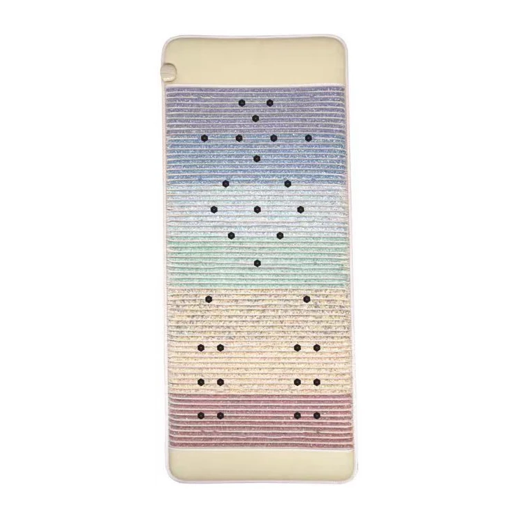 

Kristallmatte therapieformen biophoton jade mat negative ion therapy healing chakra 7 gemstone mat