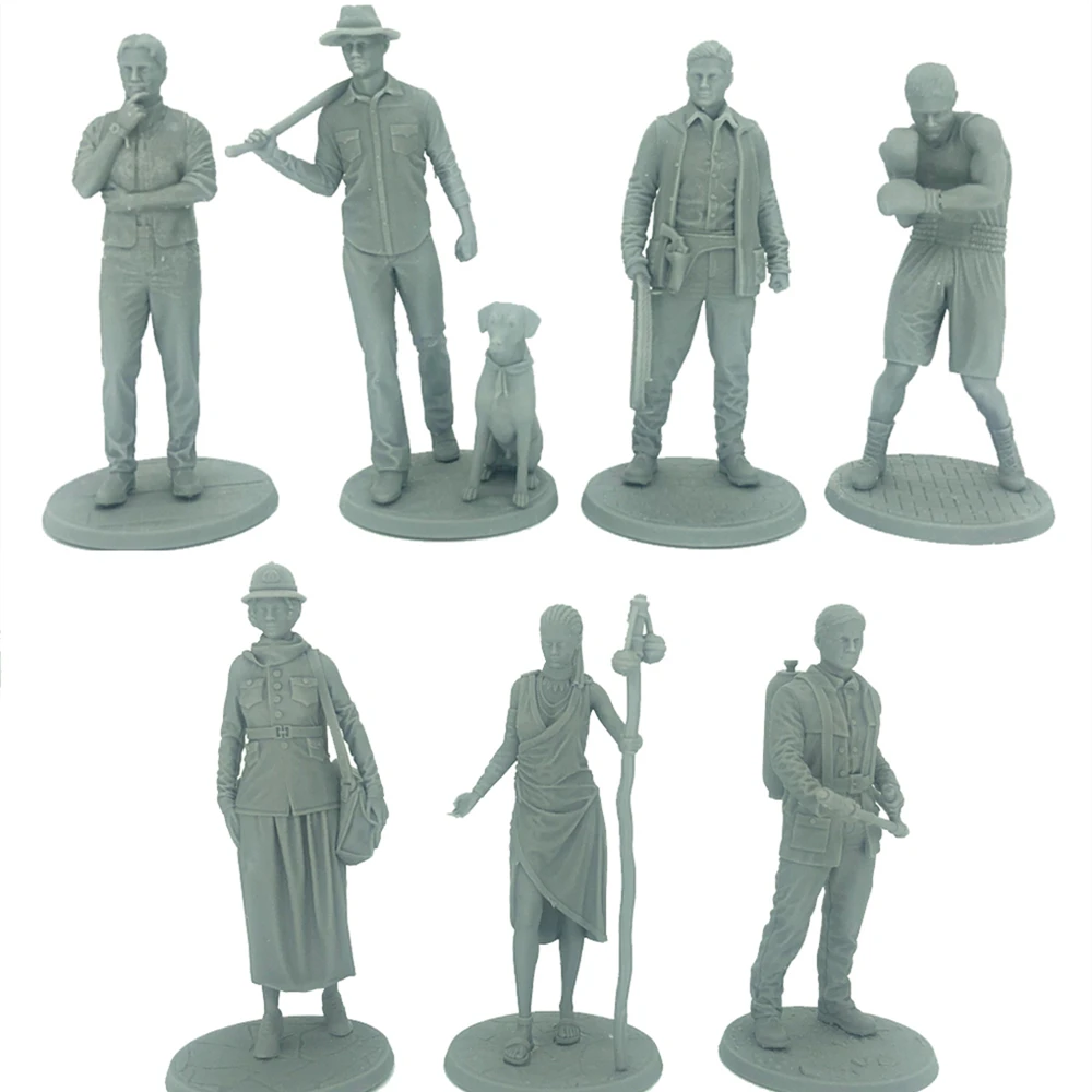 Arkham Horror Board Game Resin Figure Model Kit 1/32 Scale Investigator Miniature Modelling Unpainted Kits