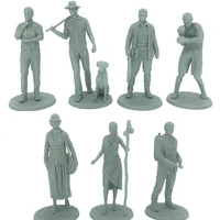 arkham horror board game resin figure model kit 132 scale investigator miniature modelling unpainted kits