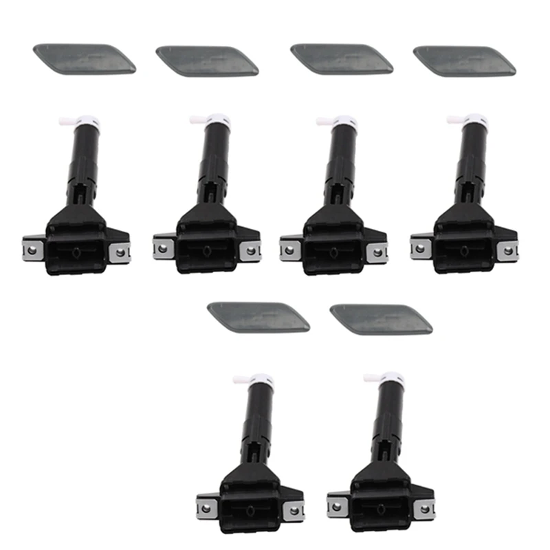 

6X For Honda CRV Asian RM 2012-2014 Head Light Lamp Cleaning Nozzle Cap For CR-V Euro 07-11