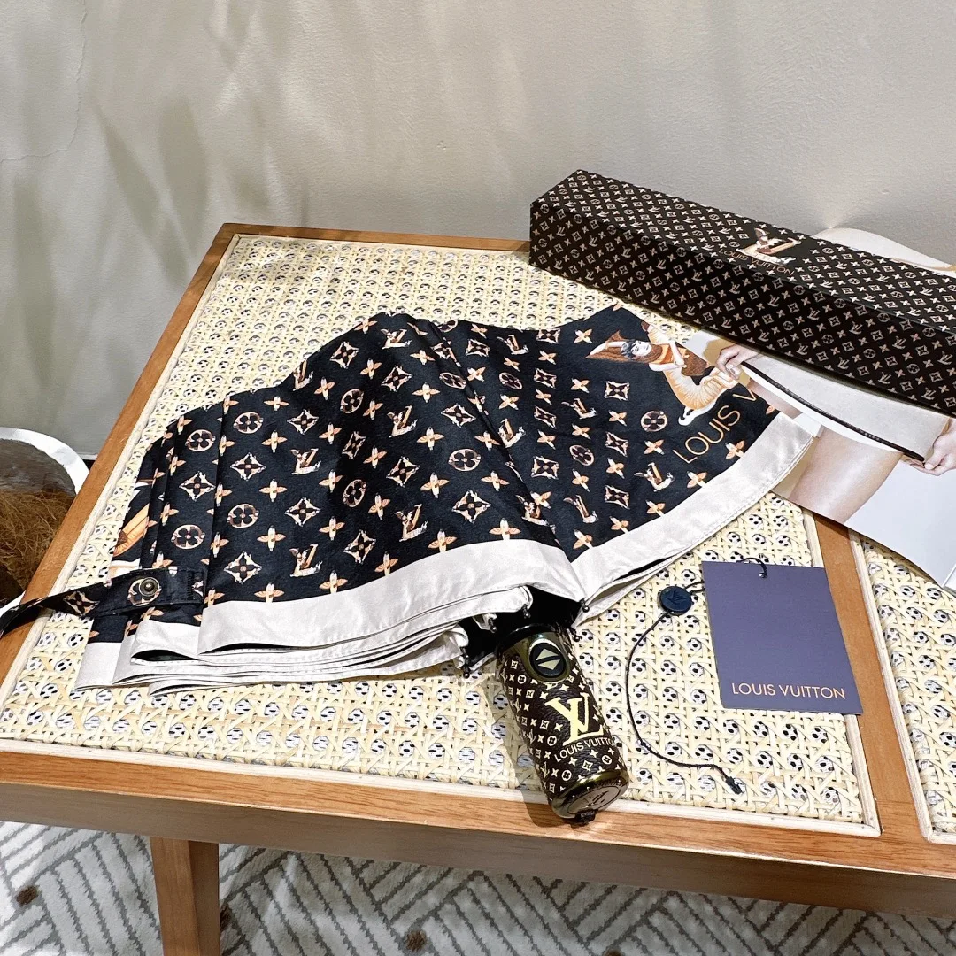 Зонты Louis Vuitton Новый ветрозащитный зонт прочный роскошный автоматический деловой