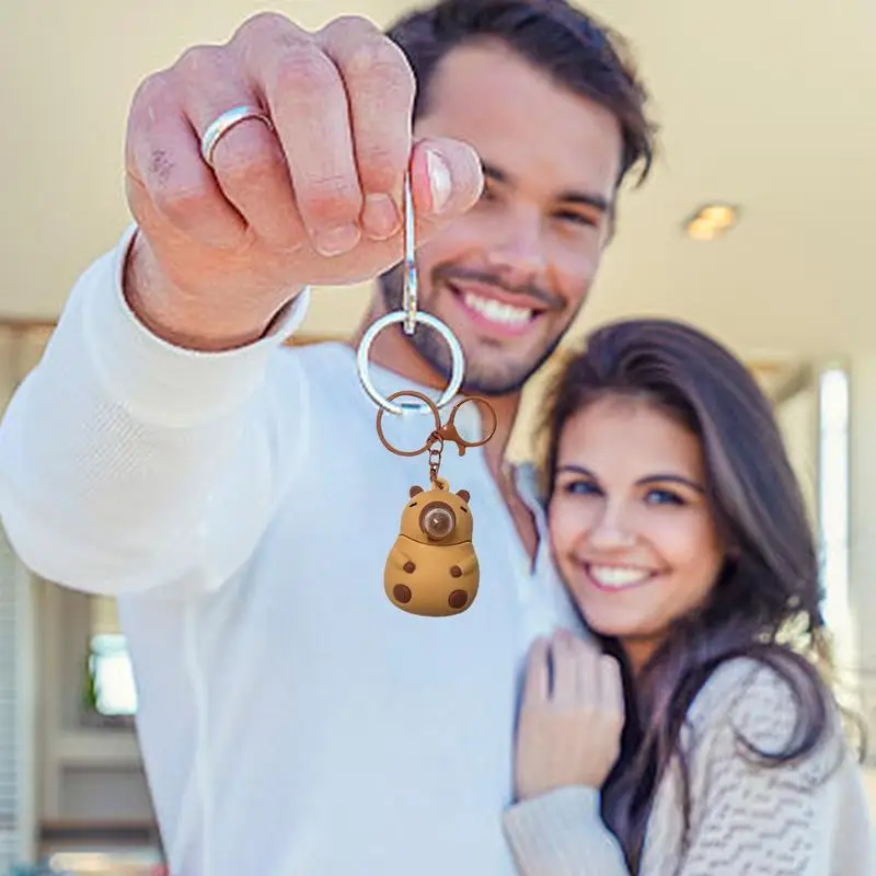 Сумка с капибарой кулон сумка для пары аксессуары брелок пузырьками силиконовые