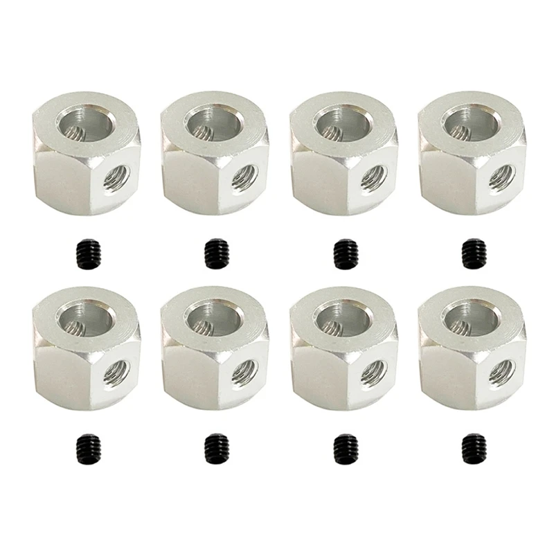 

8 шт., Металлические адаптеры для колес WPL D12 C14 C24 B14 B16 MN D90 D91