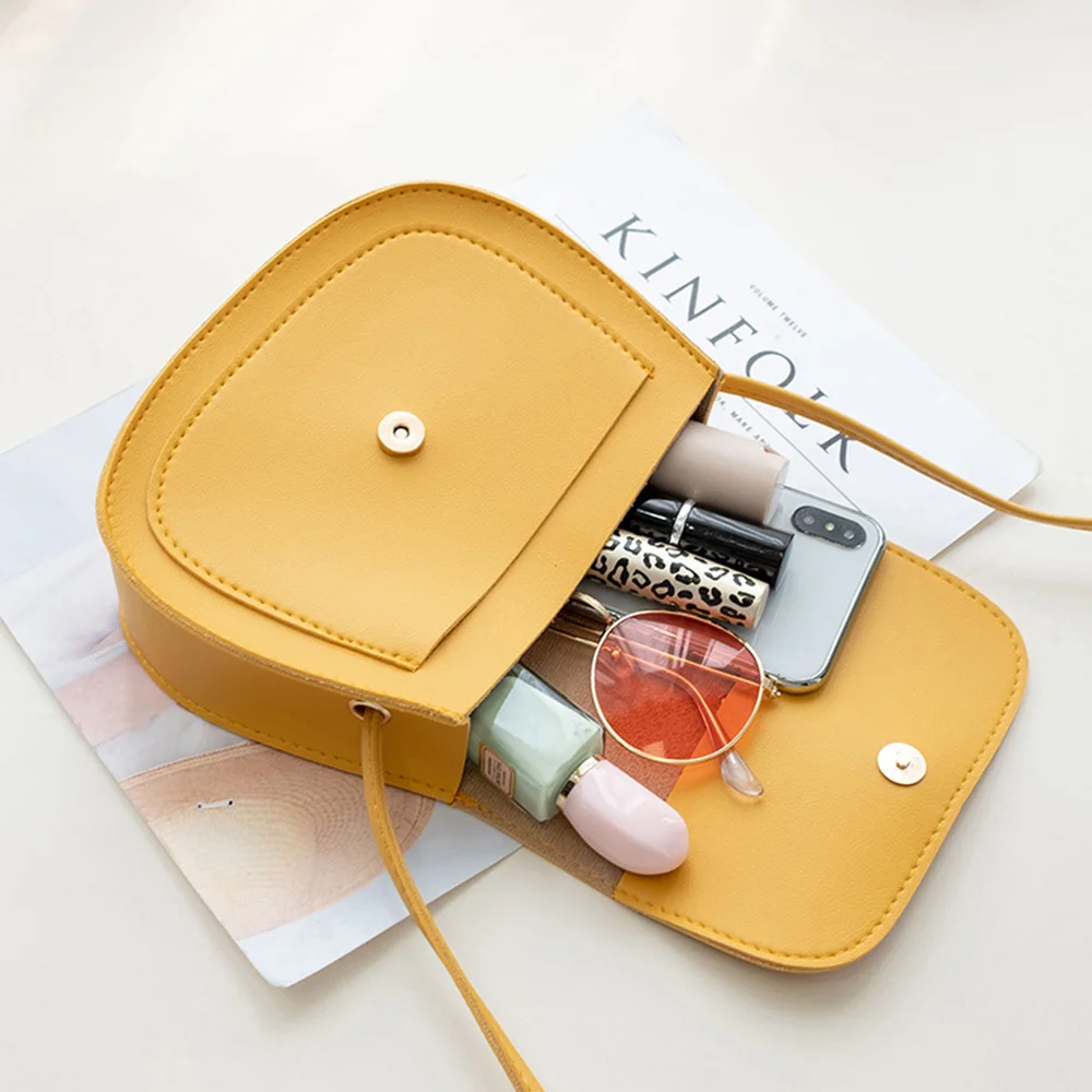 Women'S Summer Shoulder Bag Pu Leather Ladies Messenger Bag Female Pure Color Small Square Bag Bags 2023 Handbags