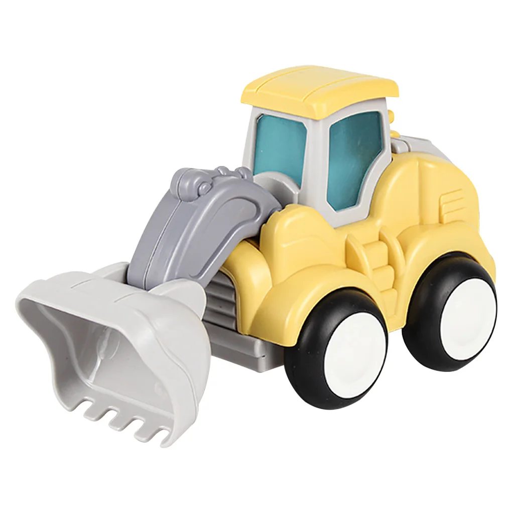 

1/2/3 Push-type Engineering Vehicles Toy Decoration Friction Powered Cars Kindergarten Learning Educational Gift Pushdozer