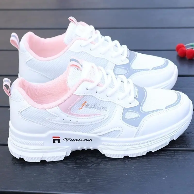 Women Shoes Fashion Summer Mesh Platform Sneakers Shoes Tenis Breathable Running Shoes Woman Casual Sneaker Zapatillas Mujer