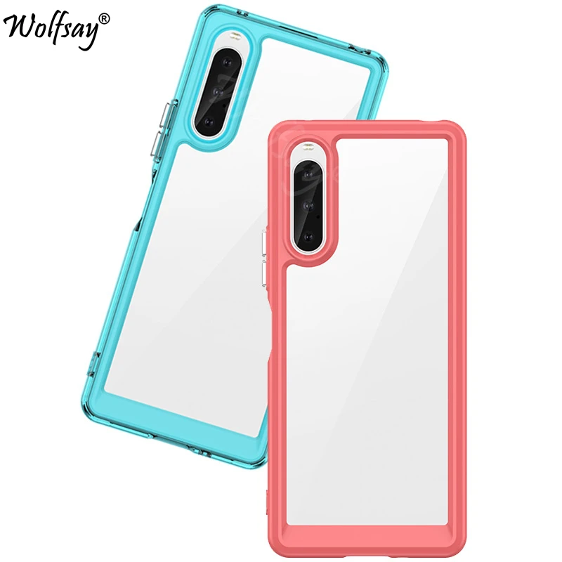 

Soft Transparent Case For Sony Xperia 10 V Case Anti-knock Silicone Color Cover For Sony Xperia 10 V Case For Sony Xperia 10 V