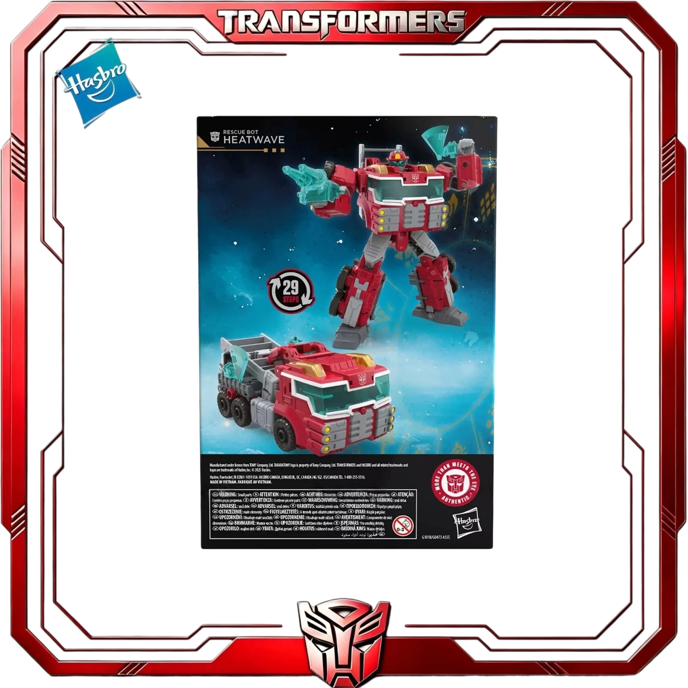 Фото В наличии: Коллекционная фигурка Hasbro Transformers Age of the Primes Rescue Bot Heatwave Voyager, подарок для хобби-коллекционеров №5
