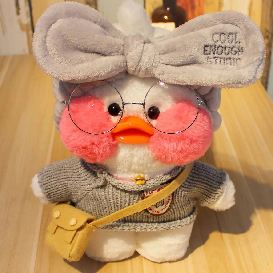 

30cm Korean Netred Wearing Hyaluronic Acid Yellow Duck Doll Ducks Lalafanfan Ducks Plush Soft Toys Ducks Doll Birthday Gift